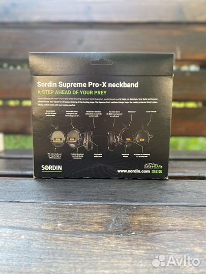 Sordin Supreme Pro-X Neckband Camo Hear2 Гель