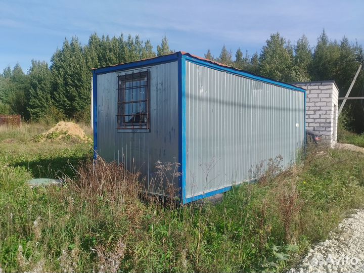 Металлическая утепленная бытовка б/у