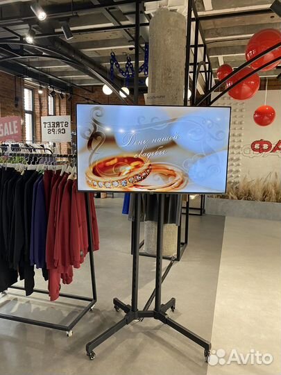 Аренда телевизоров на стойках и экраны