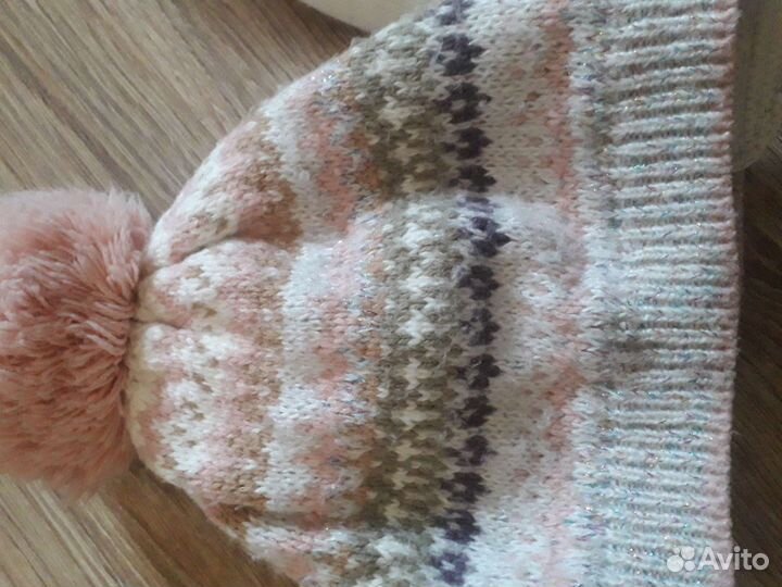 Шапочки теплые детские.Цена за две