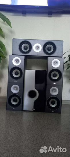 Акустические колонки 5+1.саб