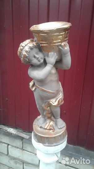 Садовые скульптуры из бетона и интерьерные гипс