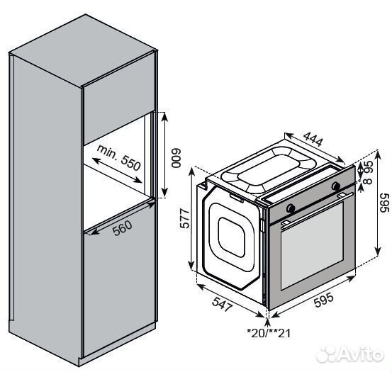 Духовой шкаф kuppersberg HF 609 W