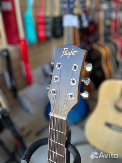 Тревел гитара flight TR-1000 teak