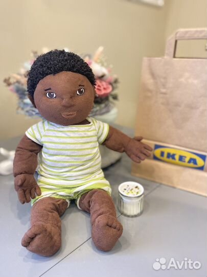 IKEA афроамериканец плюшевый