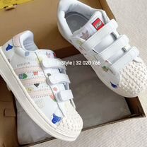 Кроссовки детские Adidas Superstar Lego 26-33