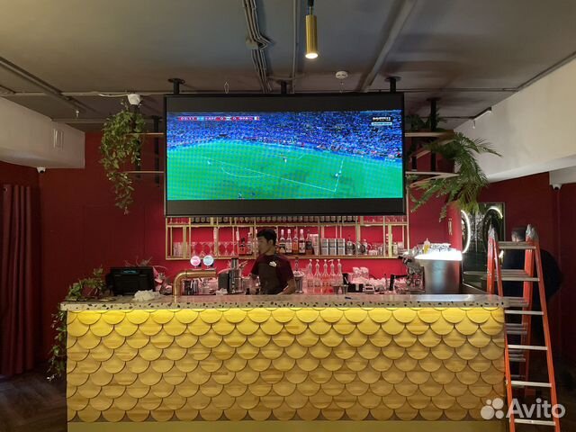 Светодиодный экран телевизор 2х1м LED