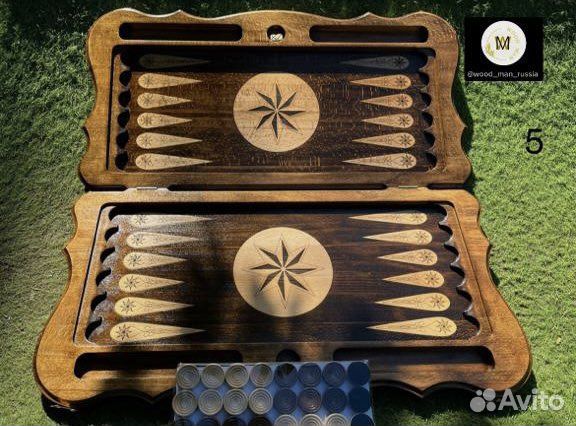 Нарды + шахматная доска 2 в одном