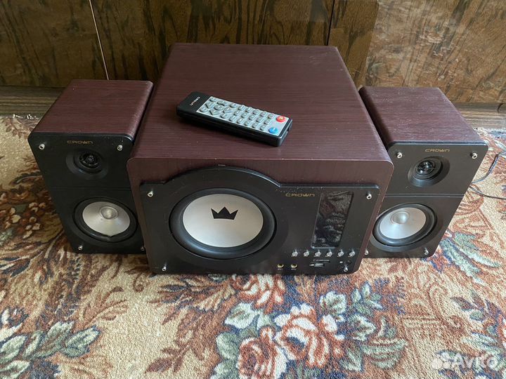 Акустическая система 2.1 для компьютера Crown
