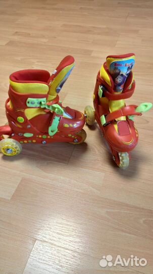 Роликовые коньки детские раздвижные 26