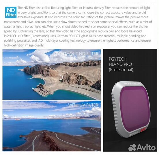 ND PgyTech 8+32+64 (Dji Mavic 2)