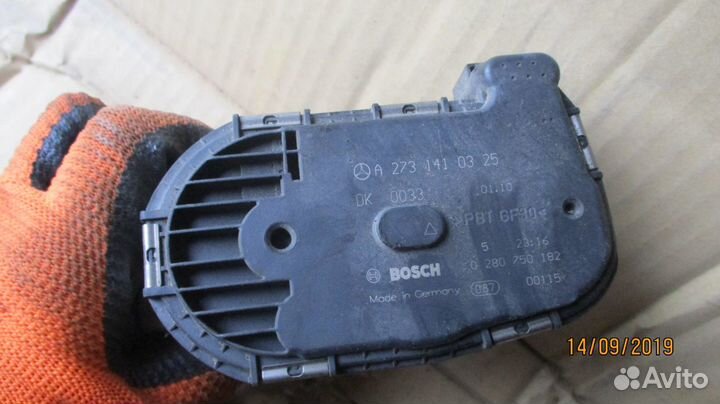 Мерседес дроссель A0280750182 GL164 S221