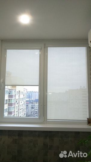 Жалюзи рулонные бланш белый