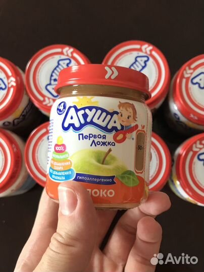 Фруктовые пюре Агуша обмен