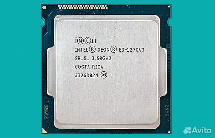 Intel Xeon e3 1270v3 (без видео) i7 4770