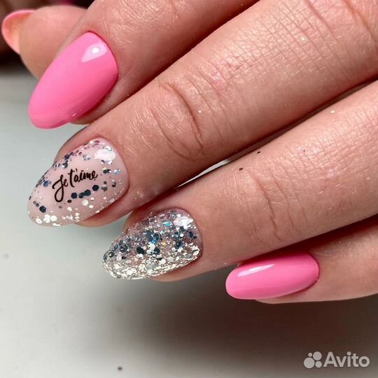 Маникюр с покрытием и укреплением