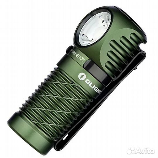 Фонарь налобный Olight Perun 2 mini OD Green CW