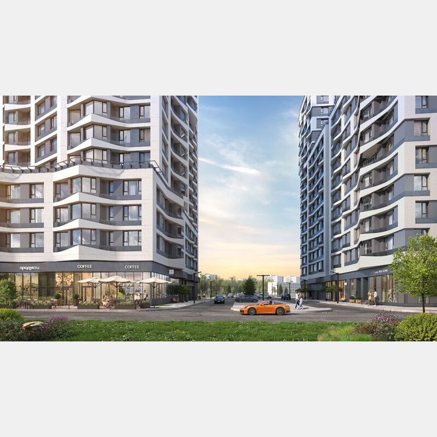 2-к. квартира, 68,6 м², 25/27 эт.