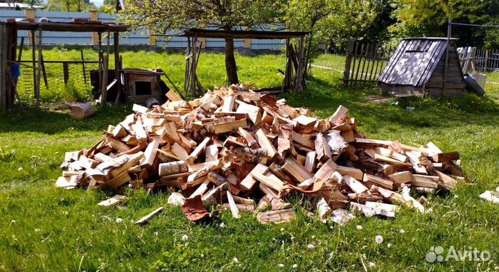 Дрова в укладку любого объема Березовые в Выборге