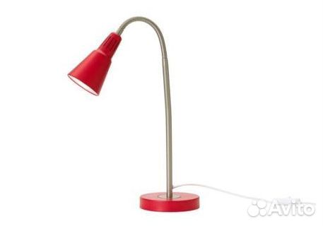 Кварт Лампа рабочая - красный Икея
