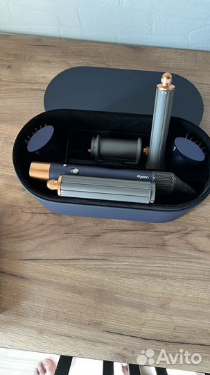 Стайлер dyson airwrap long blue/coper hs05