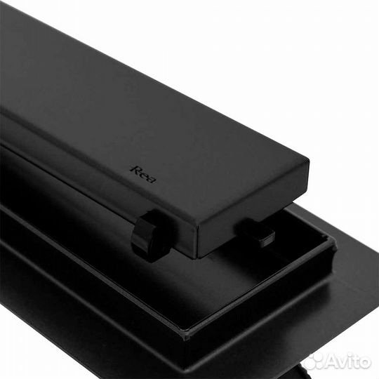 Душевой лоток REA Neo Pure Pro Black 1000 черный м