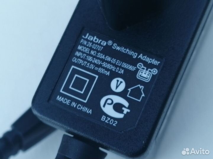 Зарядное устройство для гарнитуры Jabra, новая