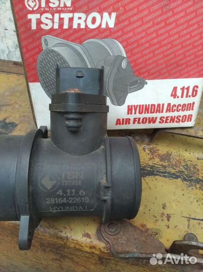 Датчик расхода воздуха hyundai accent