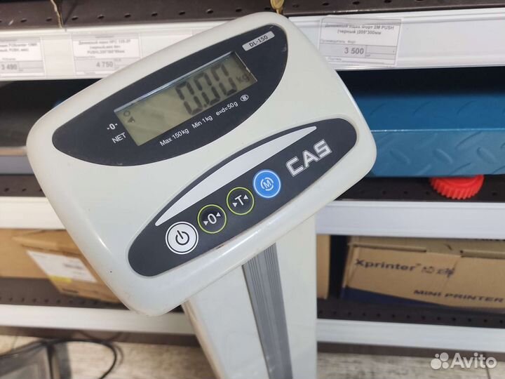 Весы напольные 150кг CAS DL150