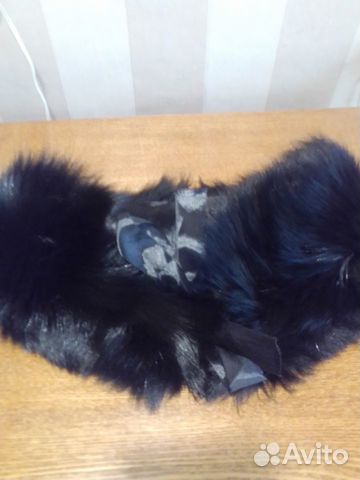 Меховой воротник песец