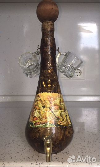 Графин (бутылка) декорированная