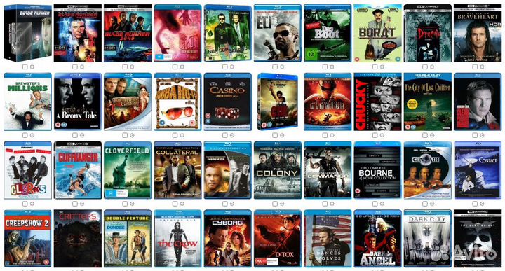 Продам коллекцию BluRay фильмов (Зона A, B)