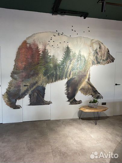 Граффити оформление помещений,фасадов,квартир