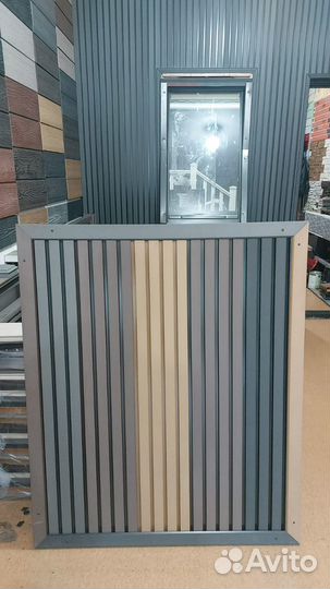 Вкртикальный сайдинг из дпк Рейка дпк