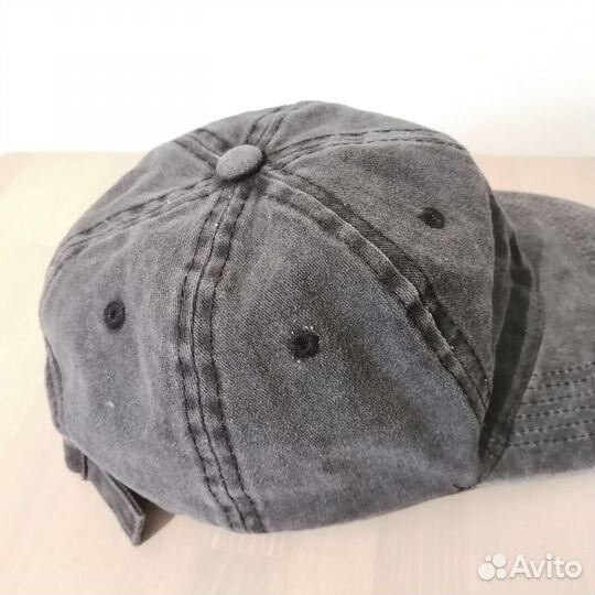Кепка мужская из варёной джинсы