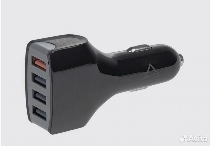 Адаптер автомобильный 30W 4хUSB-A 2.4А Arnezi