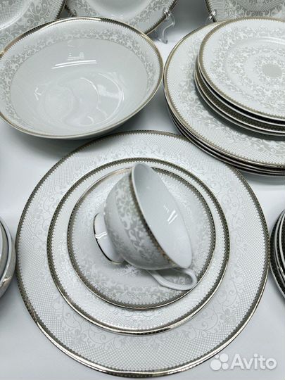 Набор столовой посуды сервиз 39 предметов