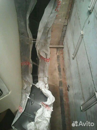 Бампер логан задний с заглушкой