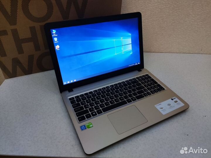 Новый 4х ядерный ноутбук asus intel/DDR4/GForse