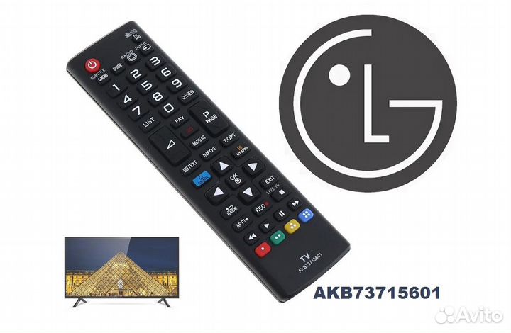Пульт AKB73715601 для Телевизора LG Smart TV