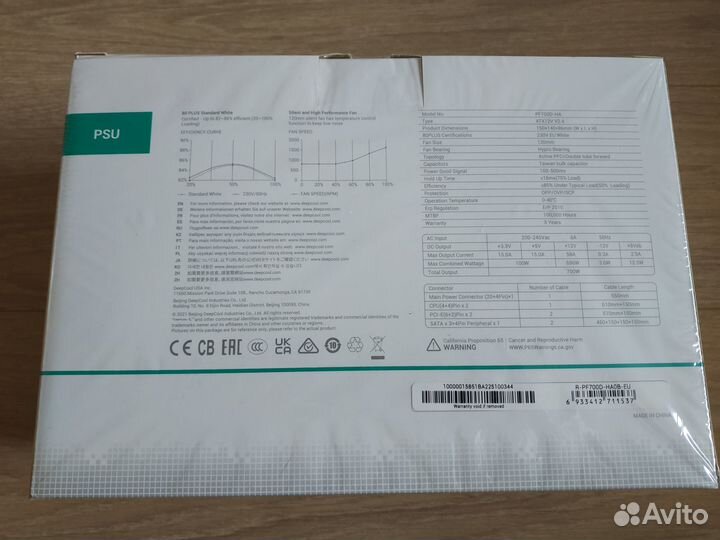 Блок питания 700w новый с гарантией