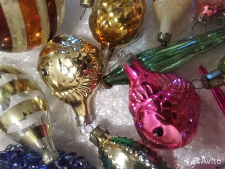 Елочные игрушки СССР одним лотом