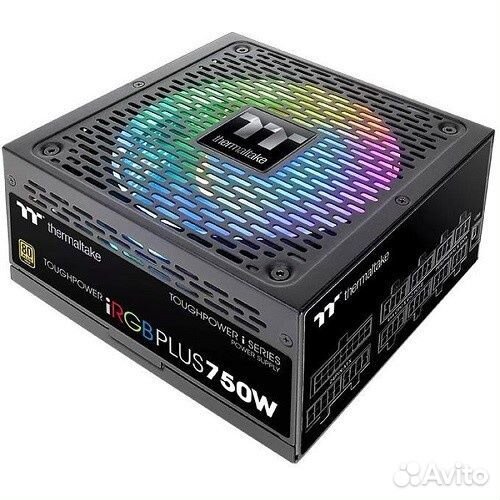 Блок питания Thermaltake ATX 750W Toughpower iRGB Plus 80+ gold (24+4+4pin) apfc 140mm fan color LED