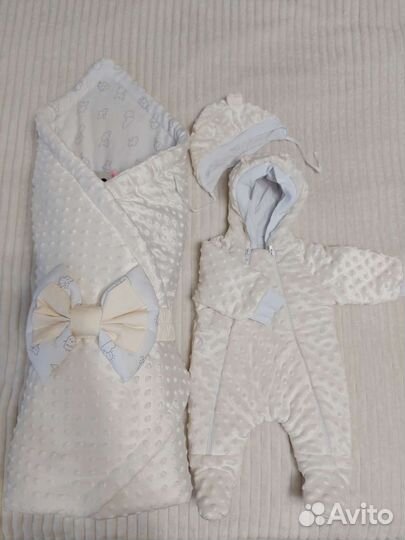 Комплект на выписку / Конверт / Комбинезон