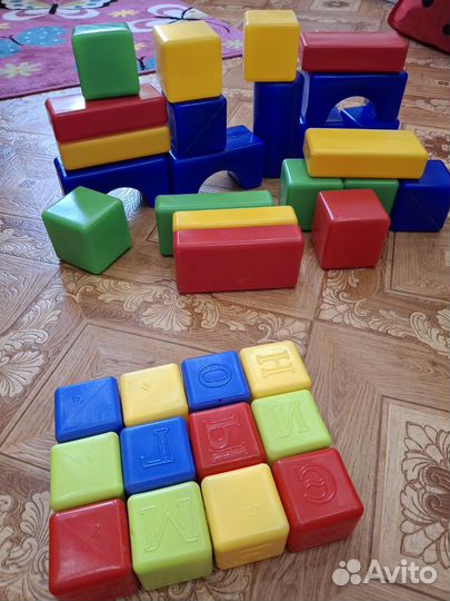 Кубики Полесье набор 34 шт