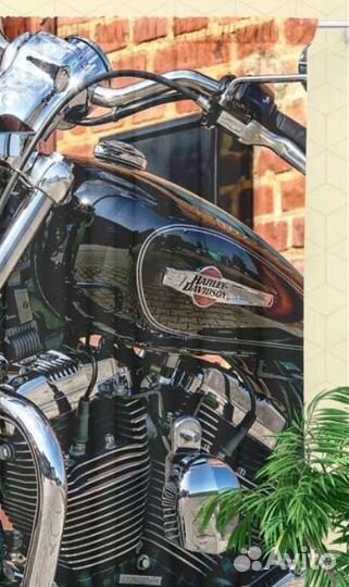 Шторы декоративные Motor Harley Davidson