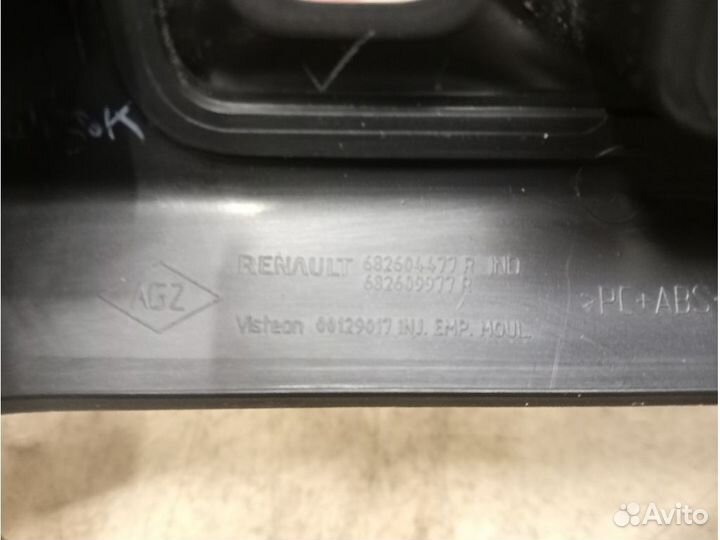 Накладка центральной консоли renault duster