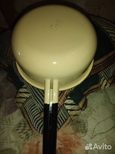 Ковшик эмалированный с крышкой, клеймо сибт