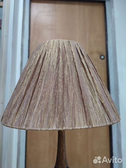 Лампа настольная старинная металл, СССР. Торг