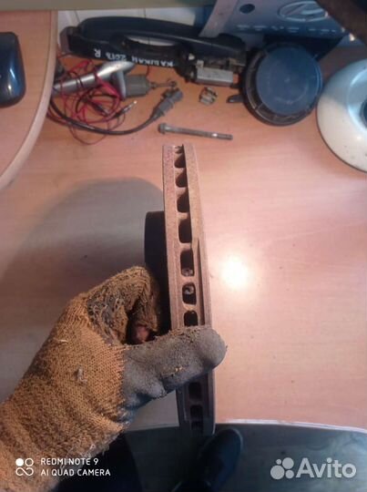 Диск тормозной Nissan Primera P12 QG18D